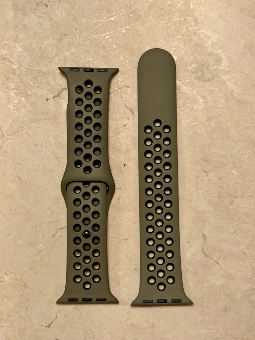 Apple Nike Sport Watch Band - Olive Green
